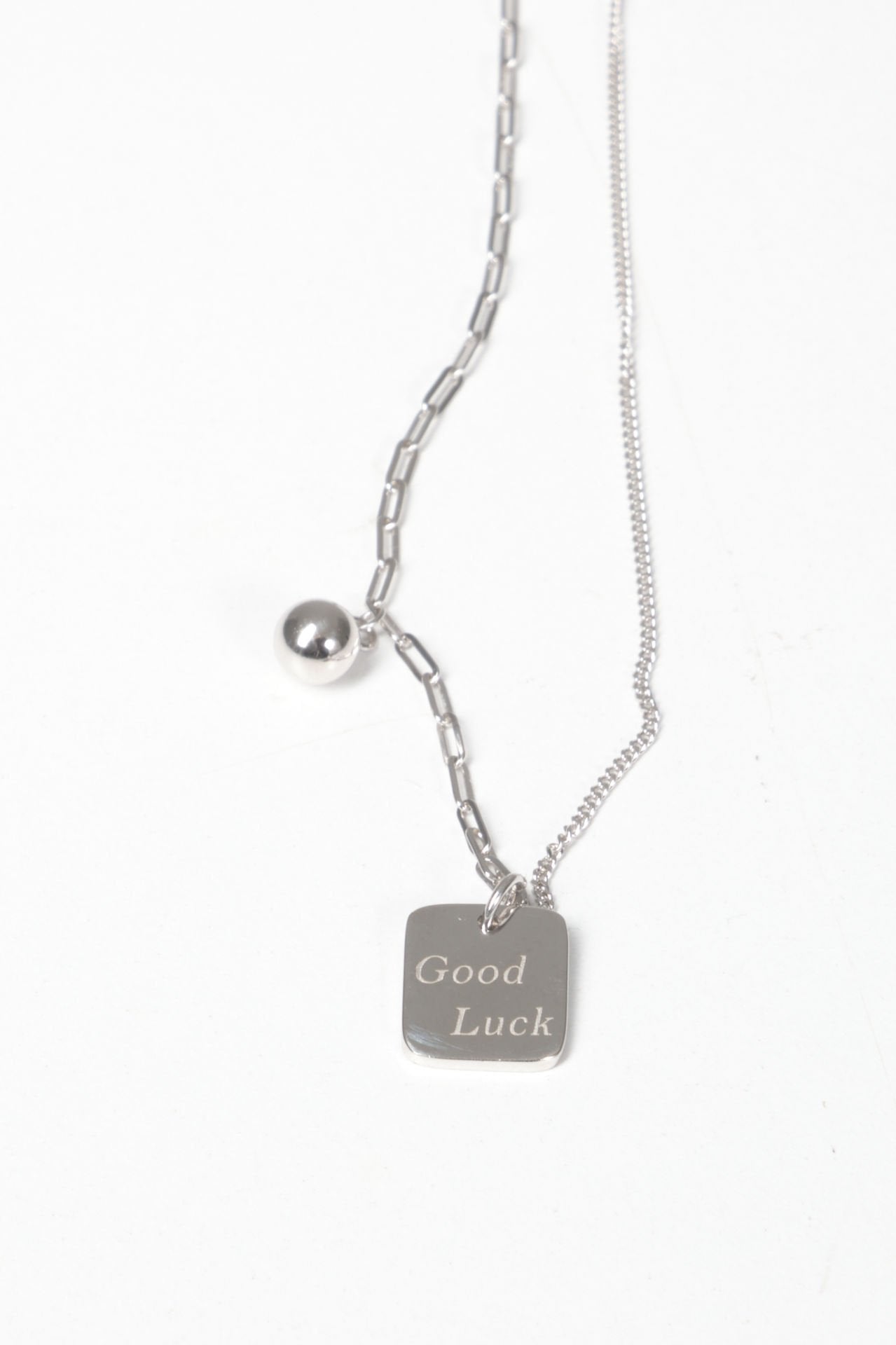 Silver Goodluck Necklace