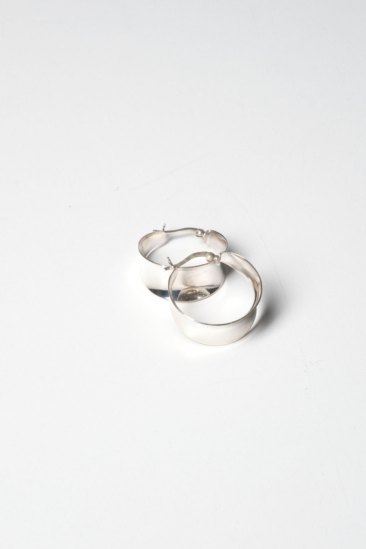 Silver Hoop Earrings