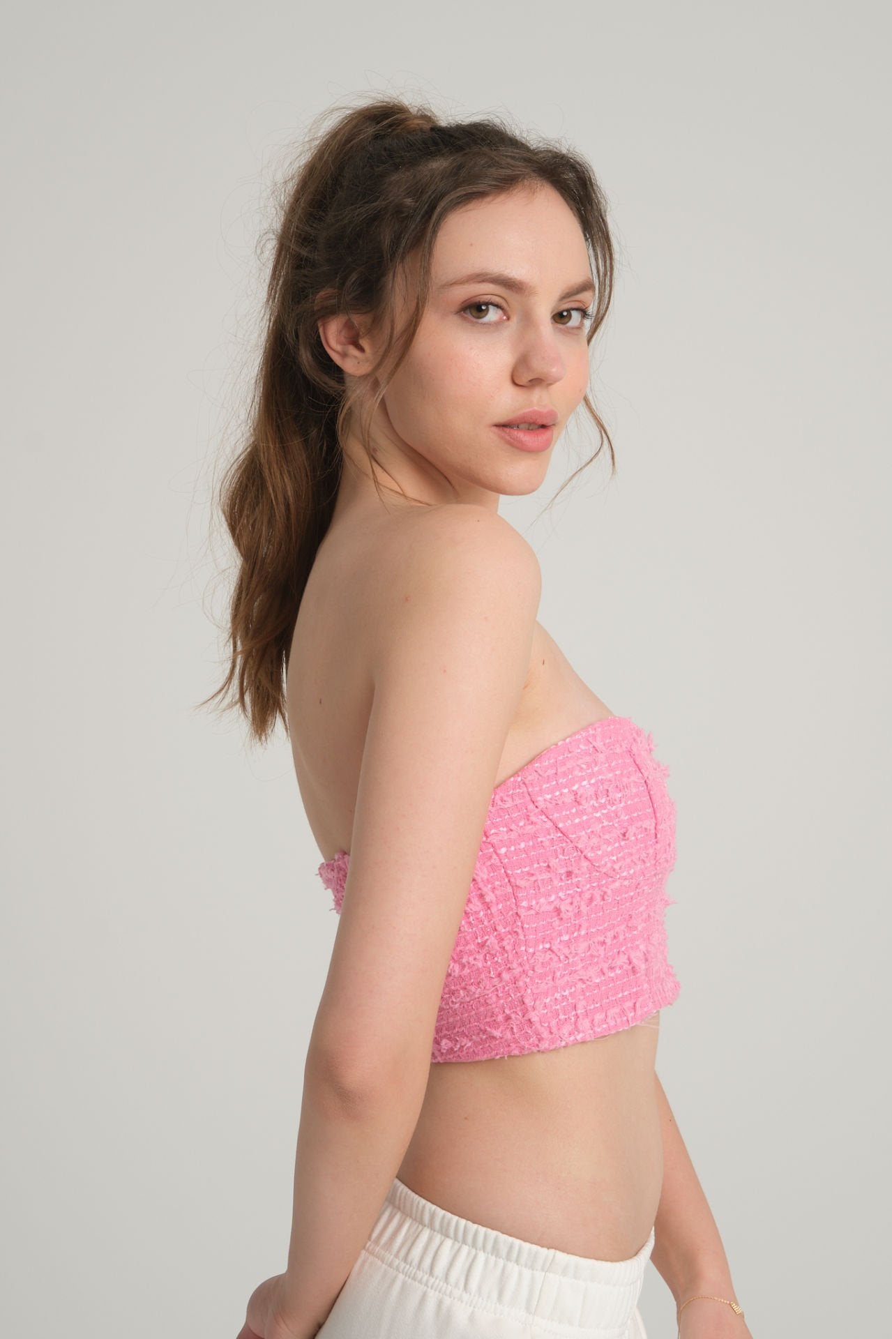 Pembe Tüvit Büstiyer