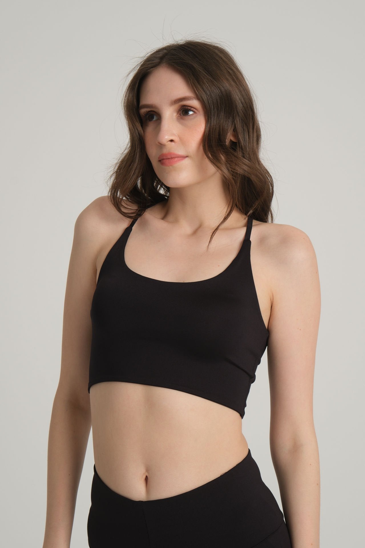 Adjustable Cross Strap Crop Top