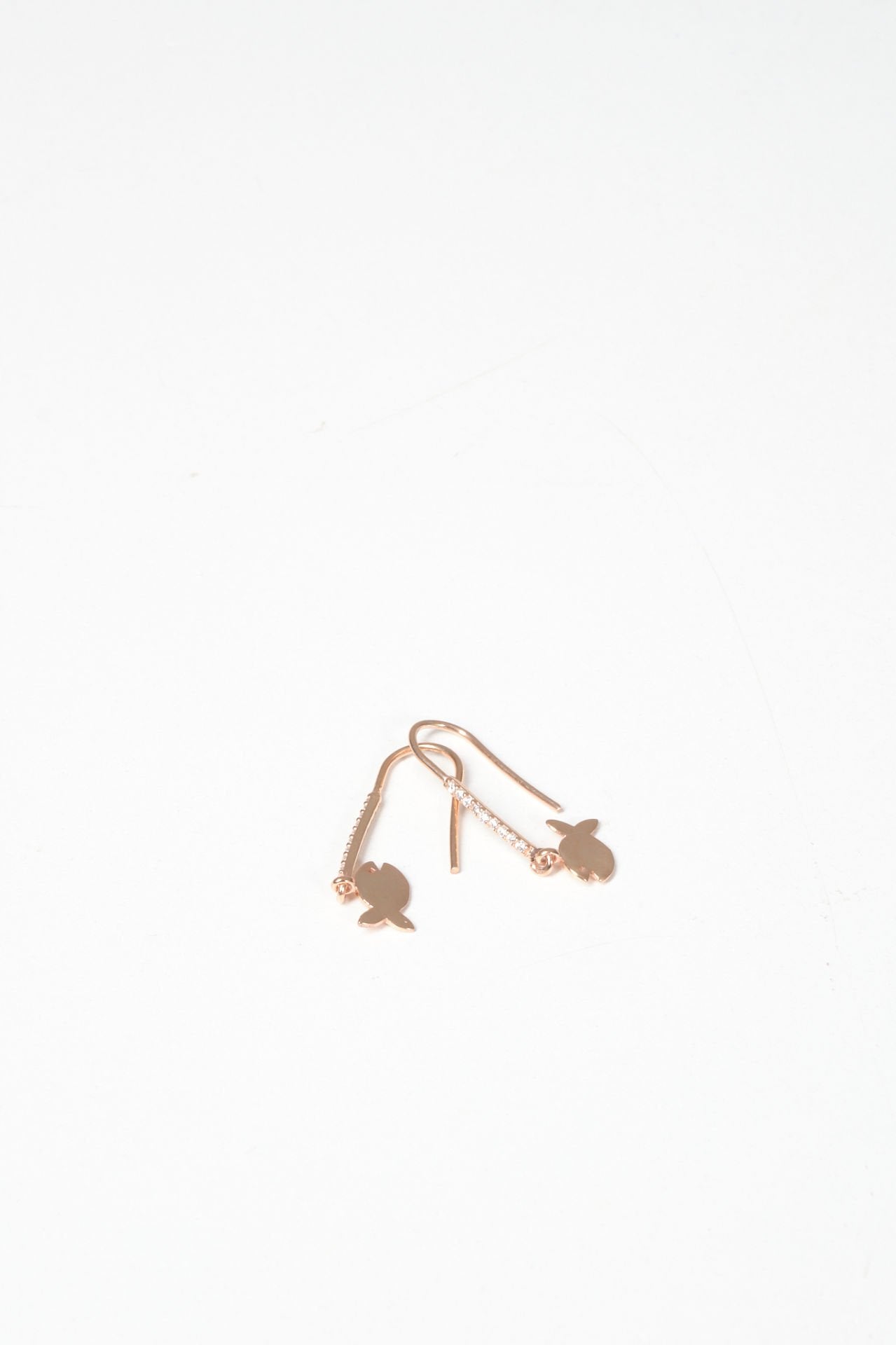 Silver Fish Earrings