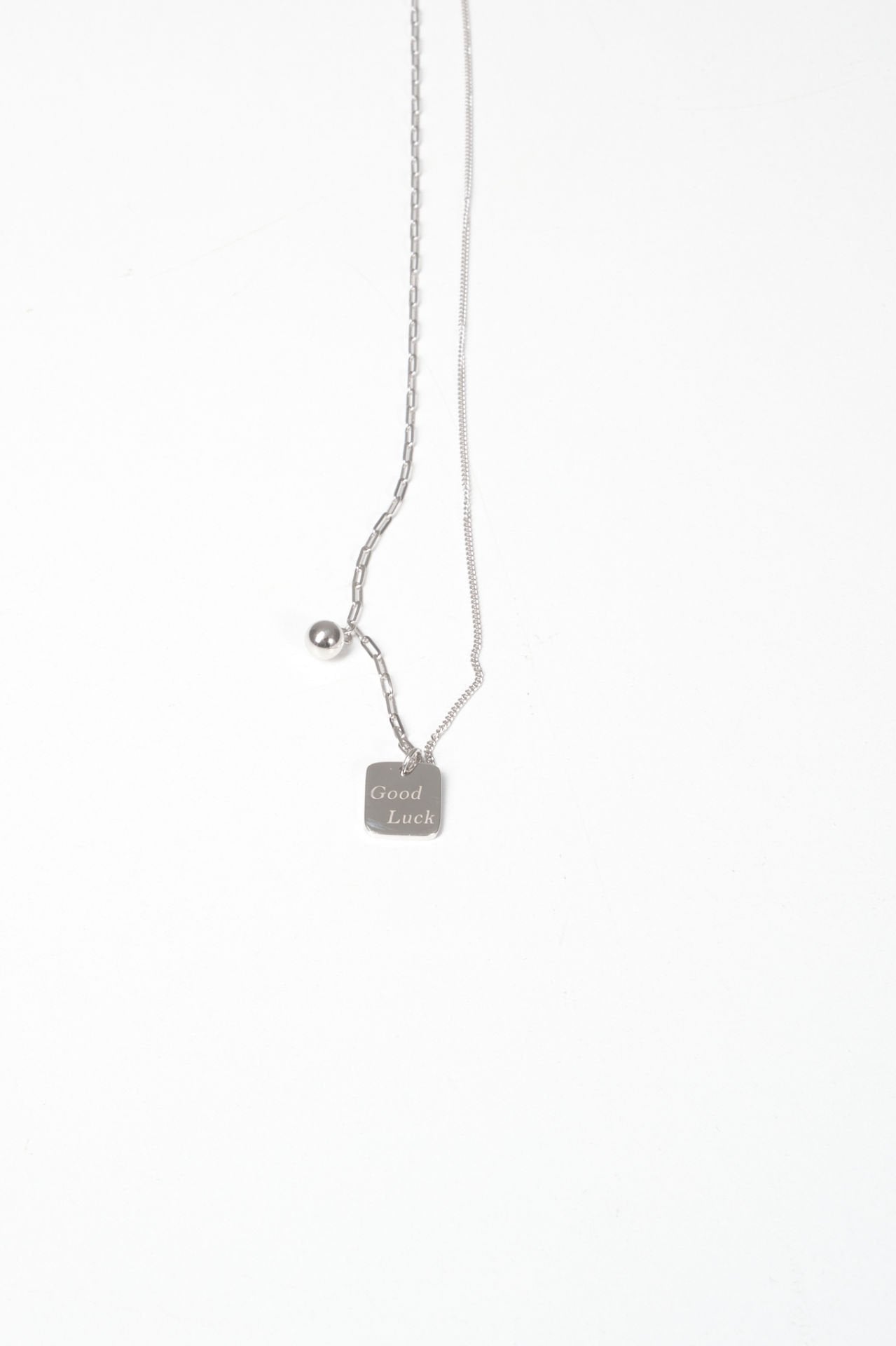 Silver Goodluck Necklace