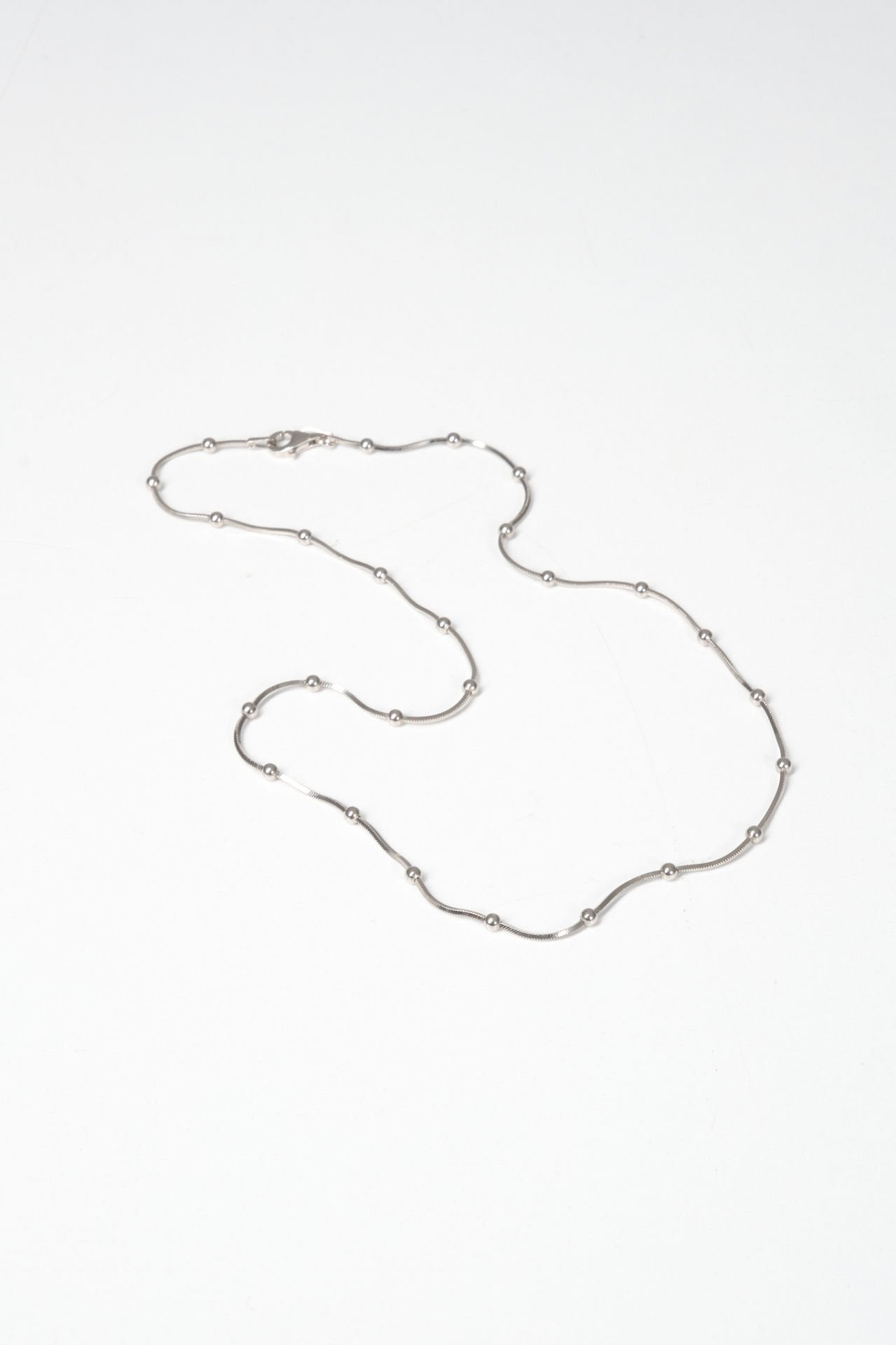 Silver Ball Necklace