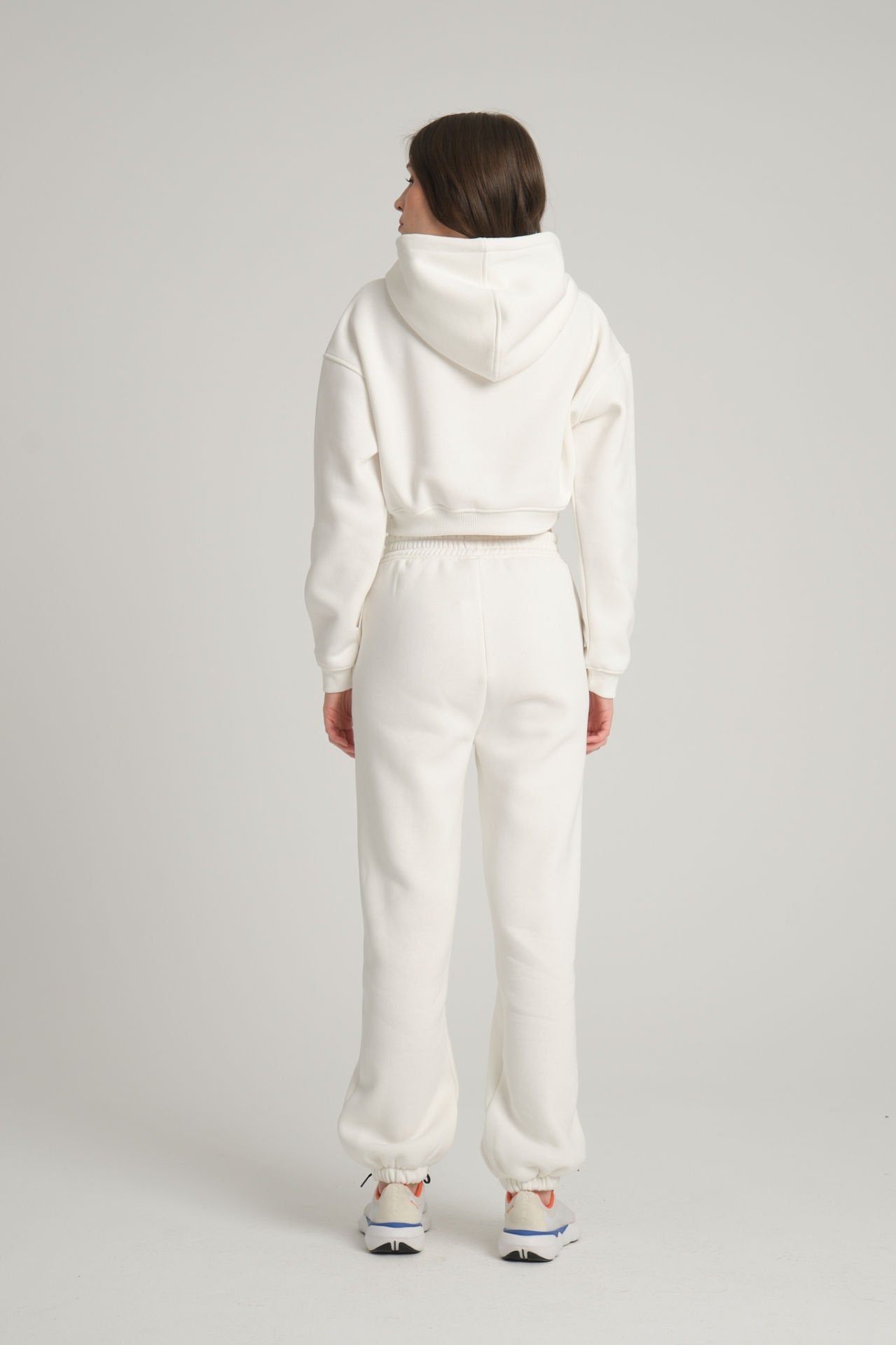 Raised Ecru Hoodie