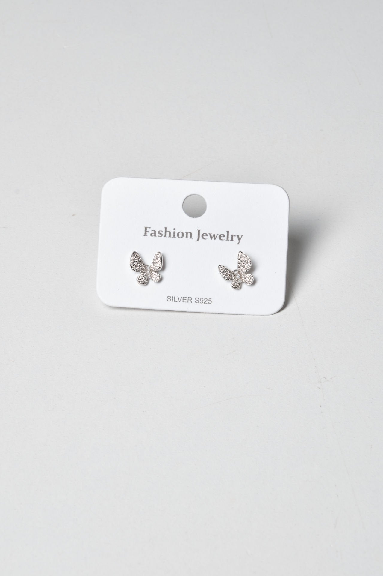 Silver Butterfly Earrings