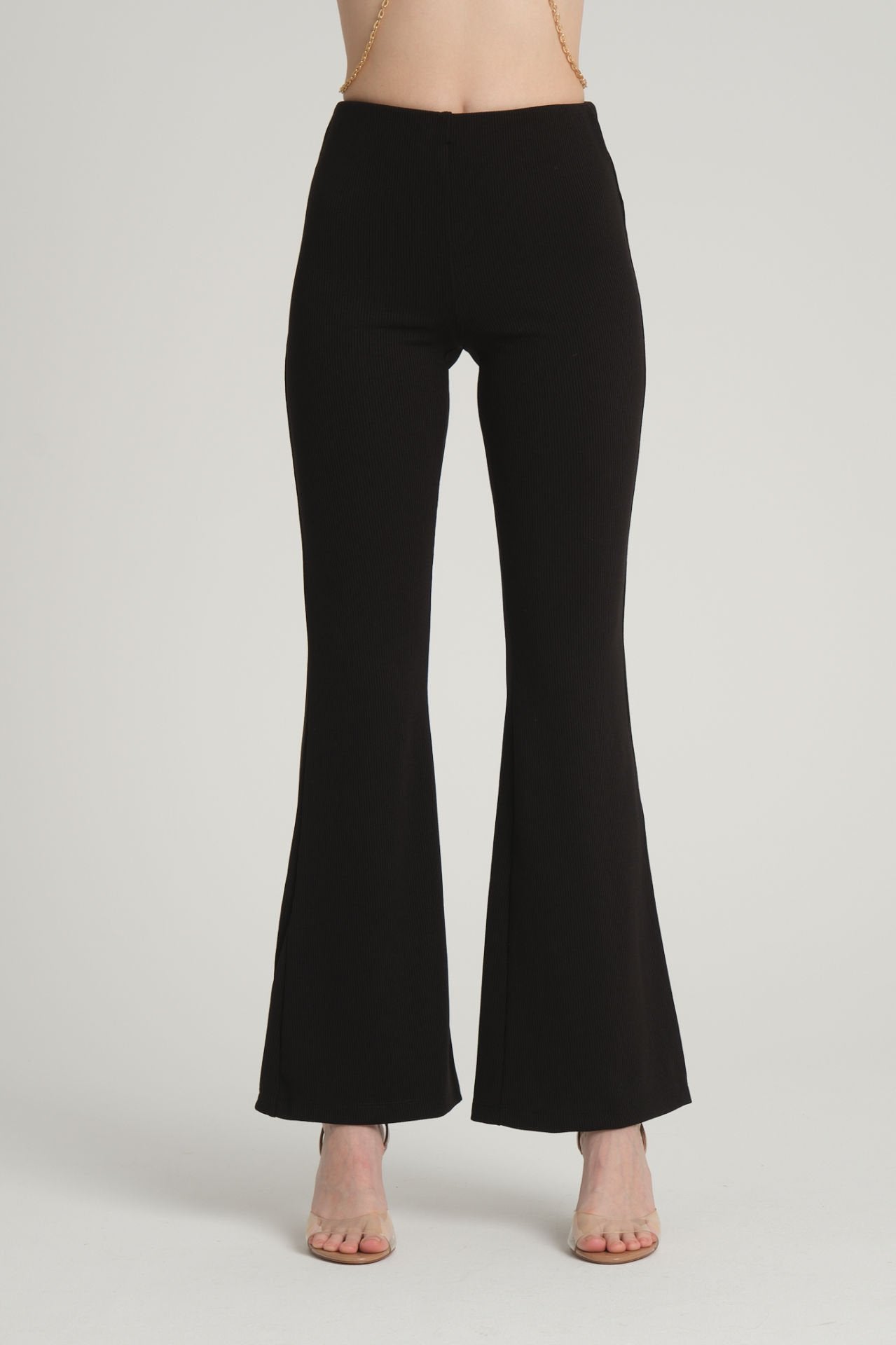 Bell-bottomed corduroy trousers
