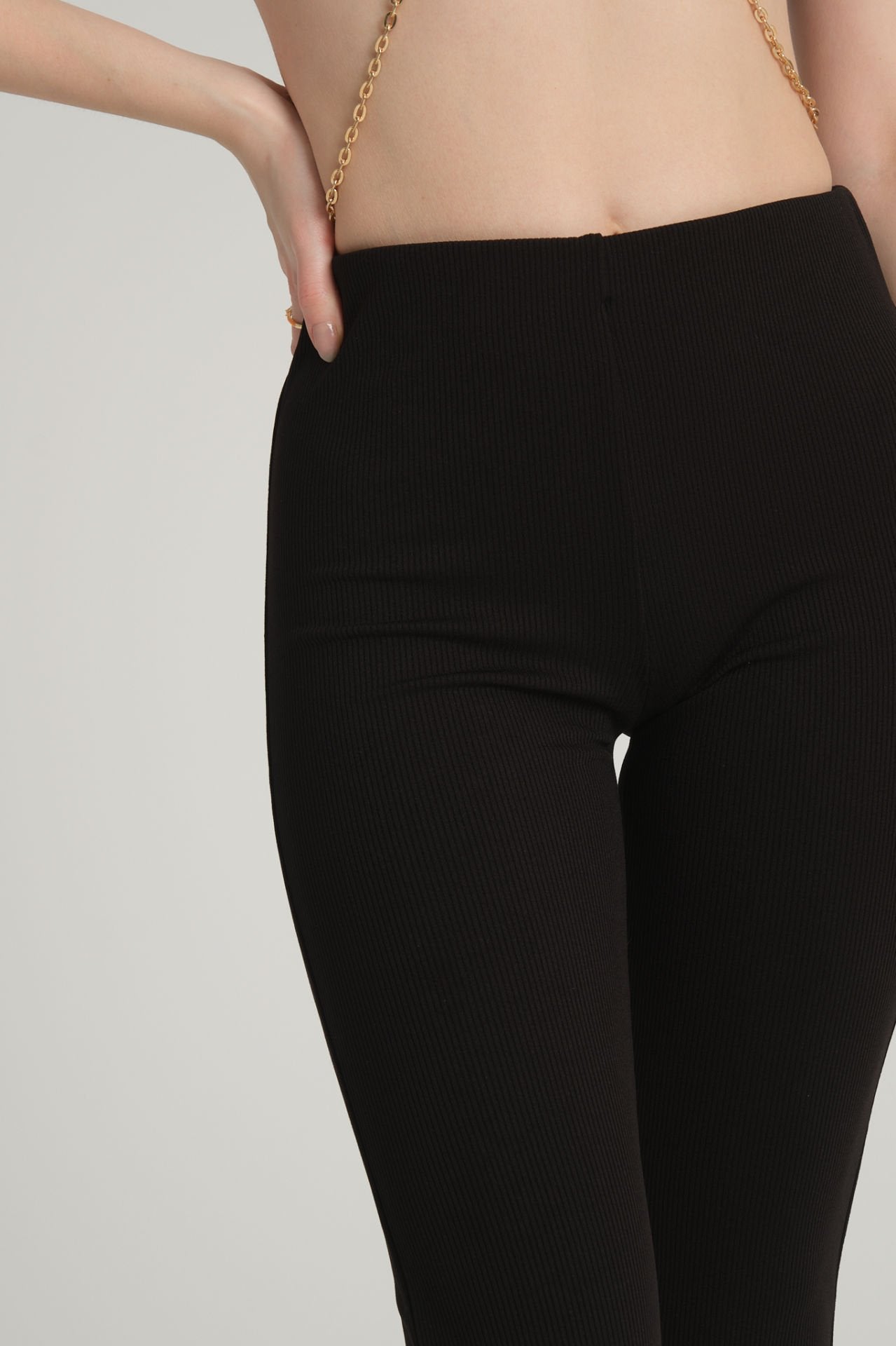 Bell-bottomed corduroy trousers