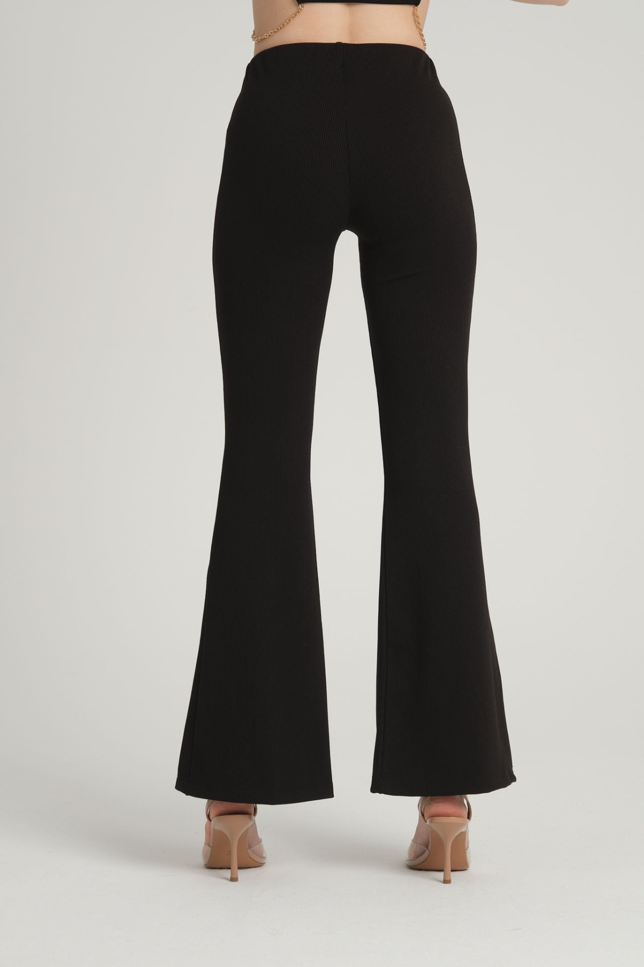 Bell-bottomed corduroy trousers
