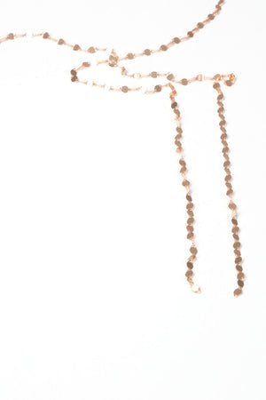 Silver Sequin Necklace