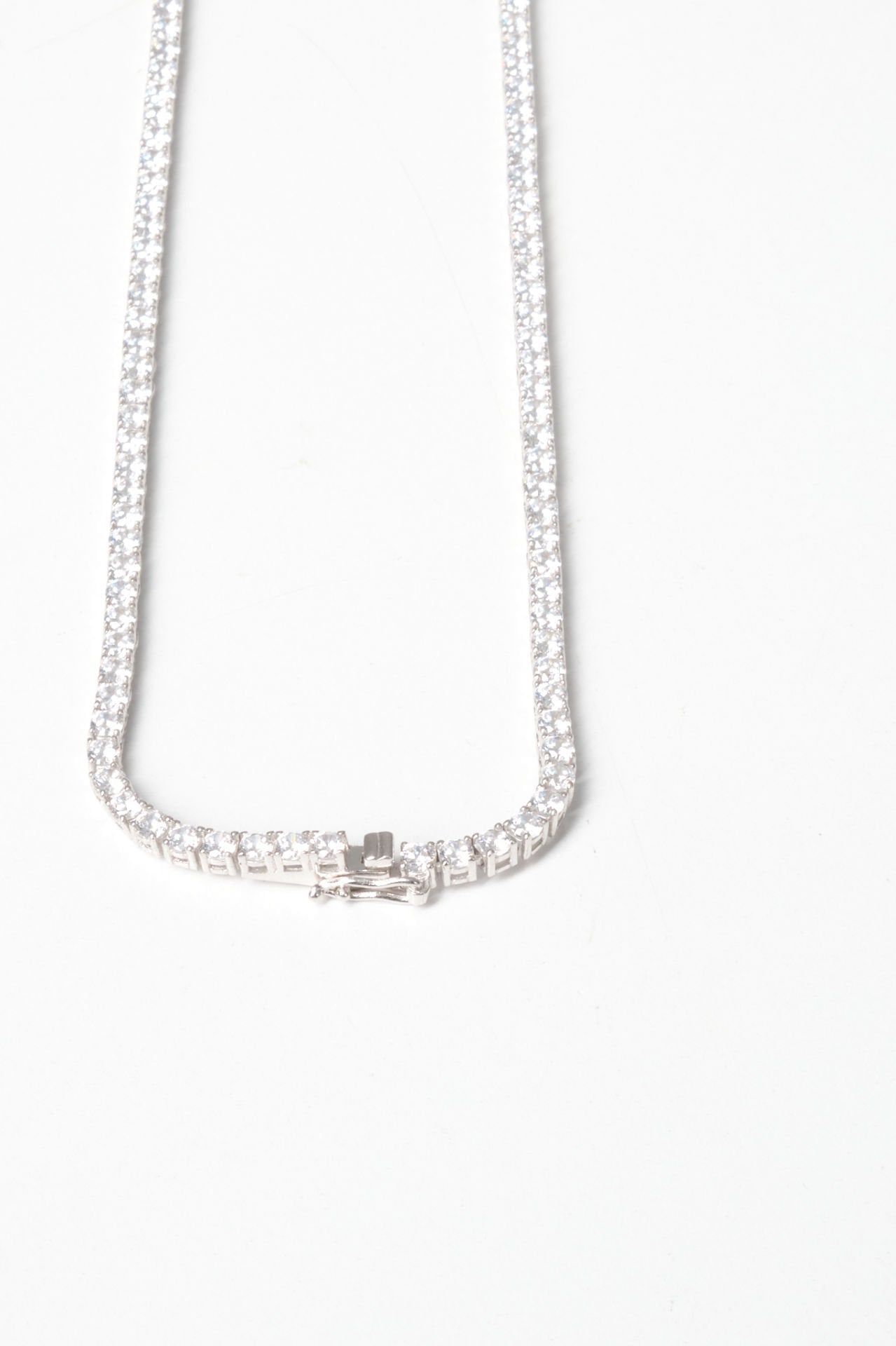 Silver Stone Necklace