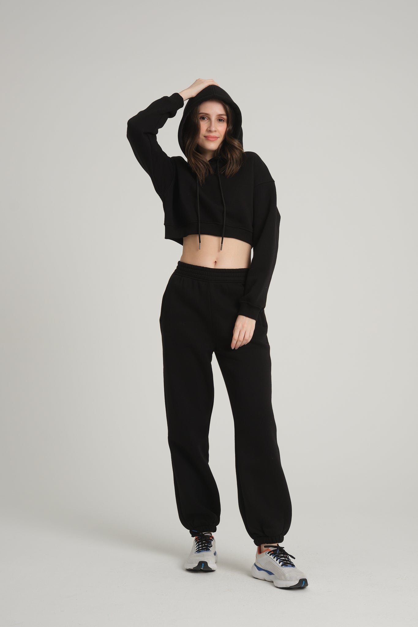 Raised Black Hoodie