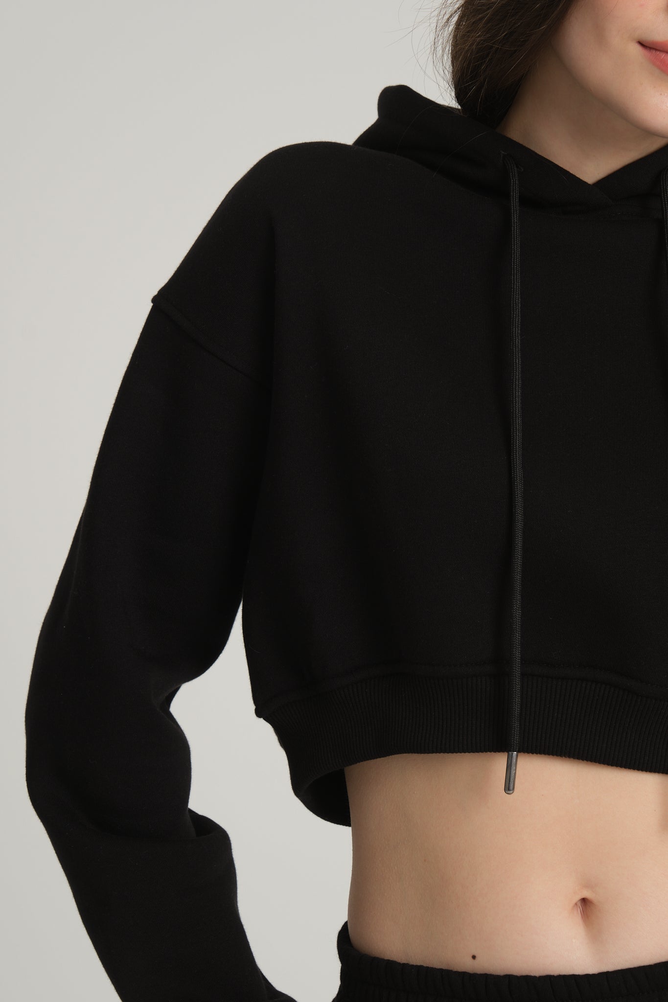 Raised Black Hoodie