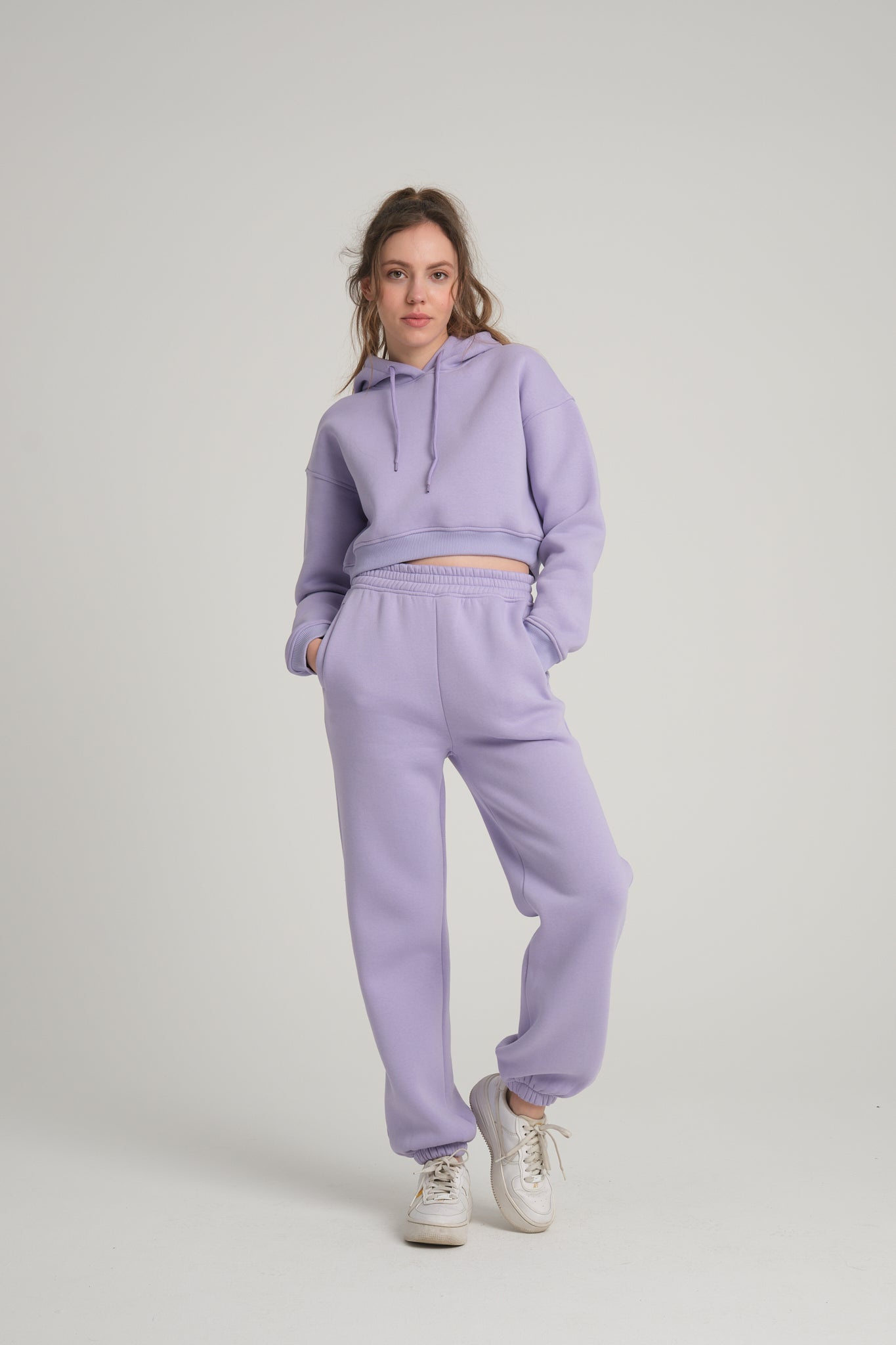 Raised Lilac Hoodie