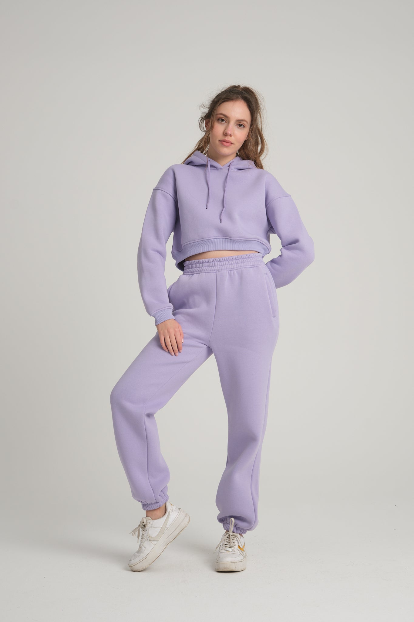 Raised Lilac Hoodie