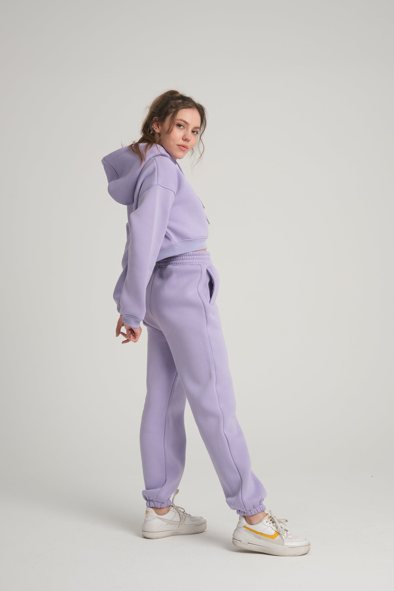 Raised Lilac Hoodie