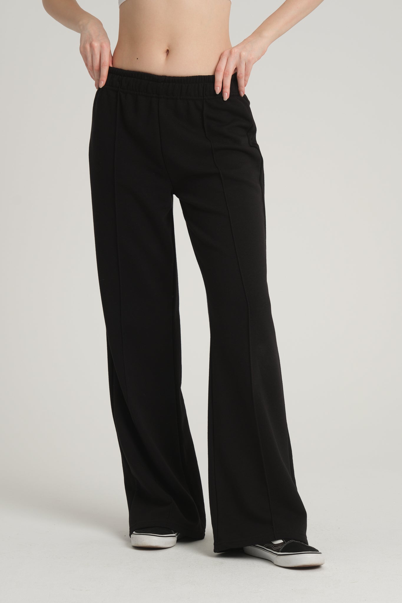 Ribbed Black Tracksuit
