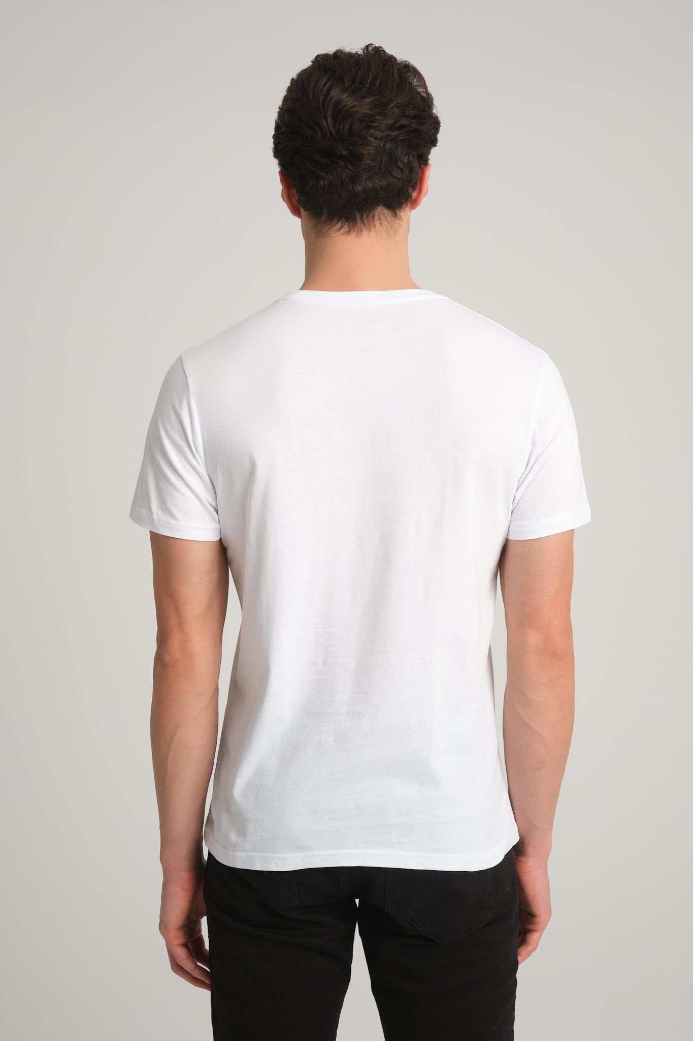 Gobeklitepe Printed Men's White T-Shirt "Serpent Column"
