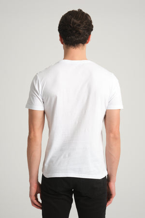 Gobeklitepe Printed Men's White T-Shirt ''Plan A,B,C,D''