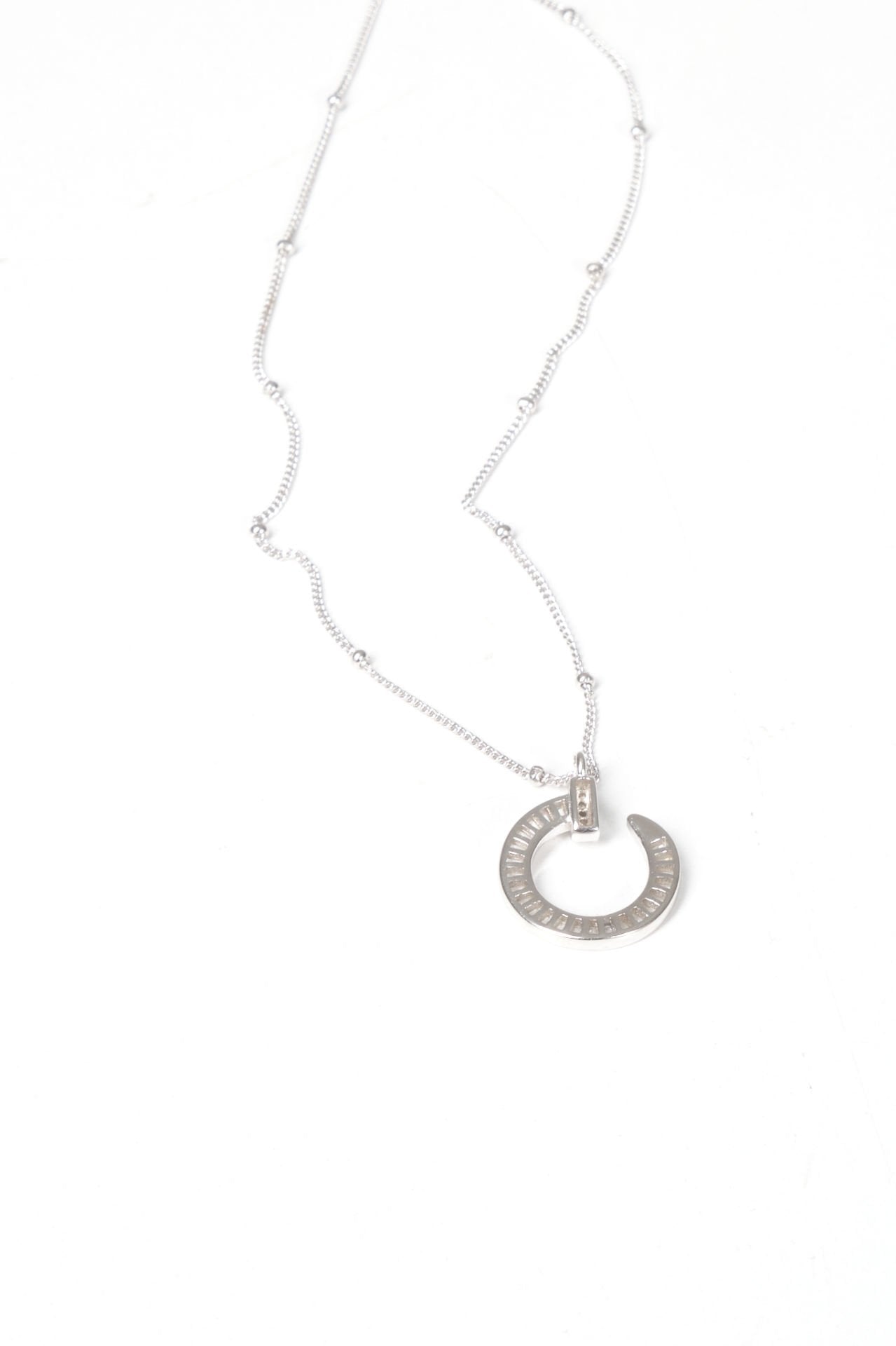 Silver Stone Necklace