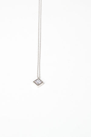 Silver Stone Necklace
