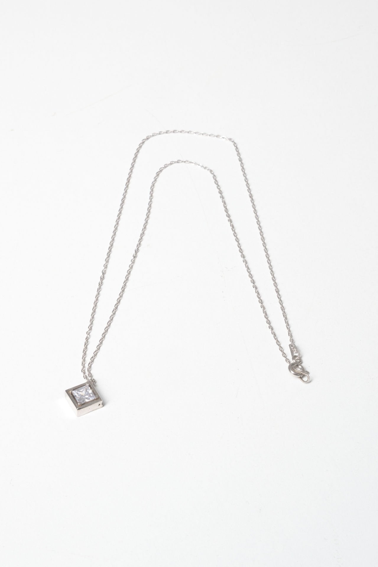 Silver Stone Necklace