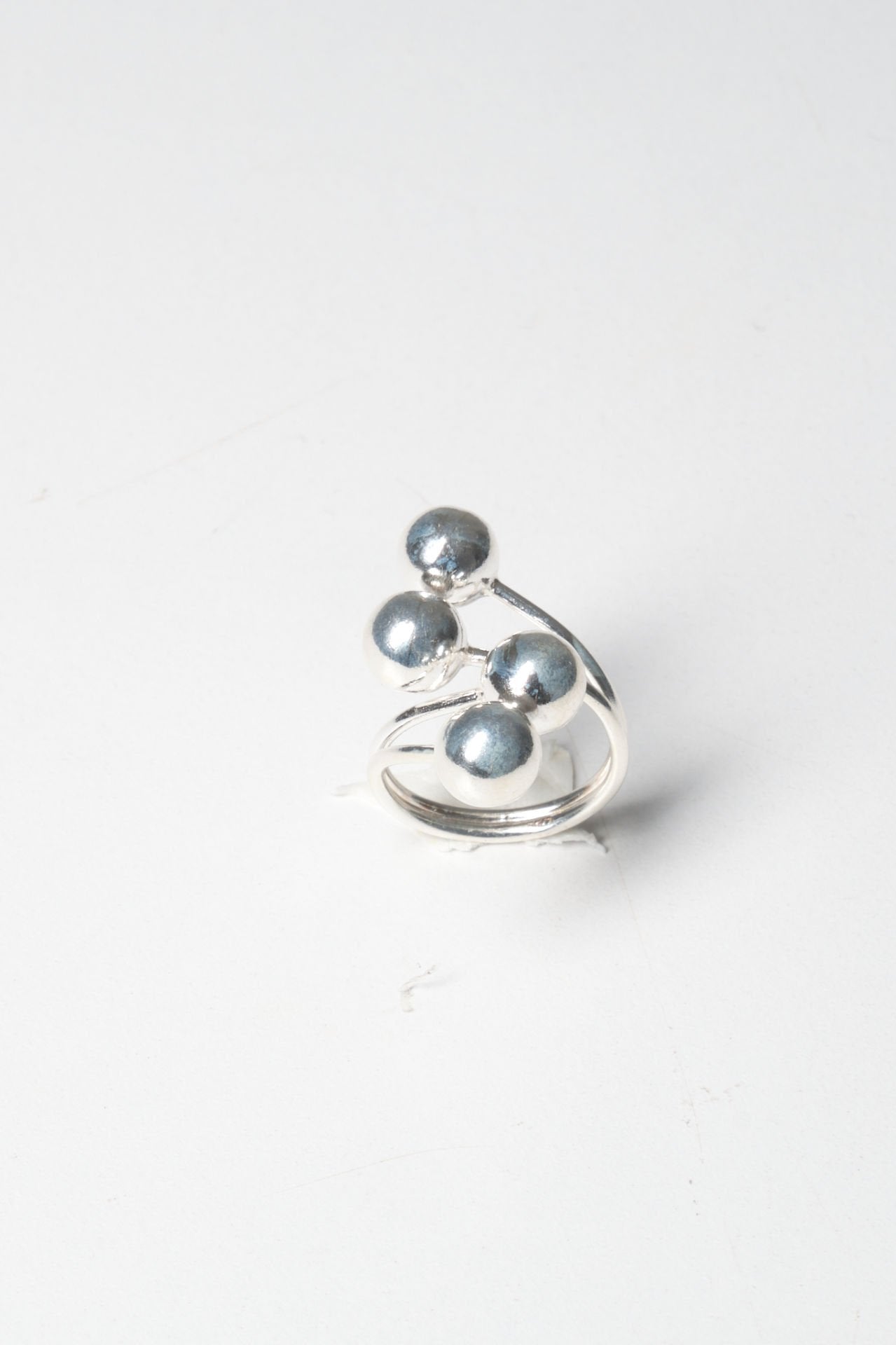 Silver Ball Ring